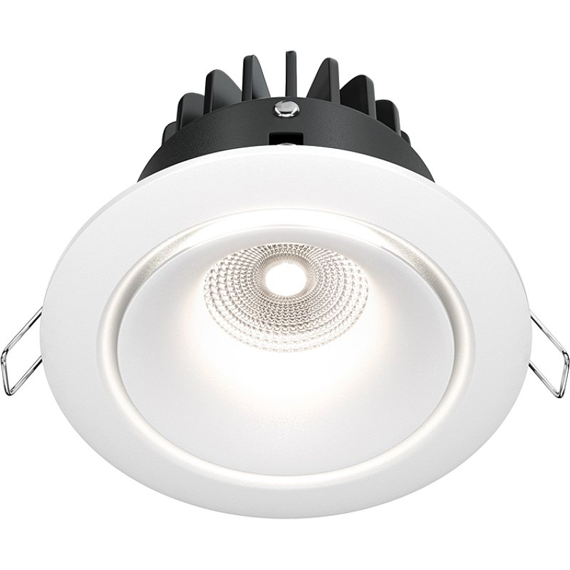 Встраиваемый светильник Maytoni Downlight Yin DL031-L12W4K-D-W Белый