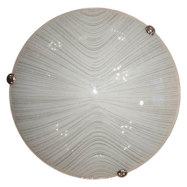 светильник настенно-потолочный Jupiter Lighting Сатурн 1х60Вт Е27 металл стекло