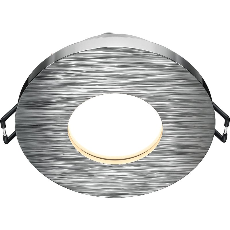 Встраиваемый светильник Maytoni Downlight Stark DL083-01-GU10-RD-S Серебро