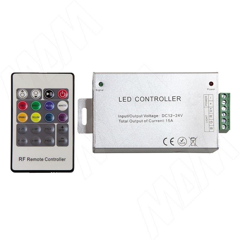RGB-контроллер с пультом ДУ, 18А (LSA-RGBCT-RF20-15A)