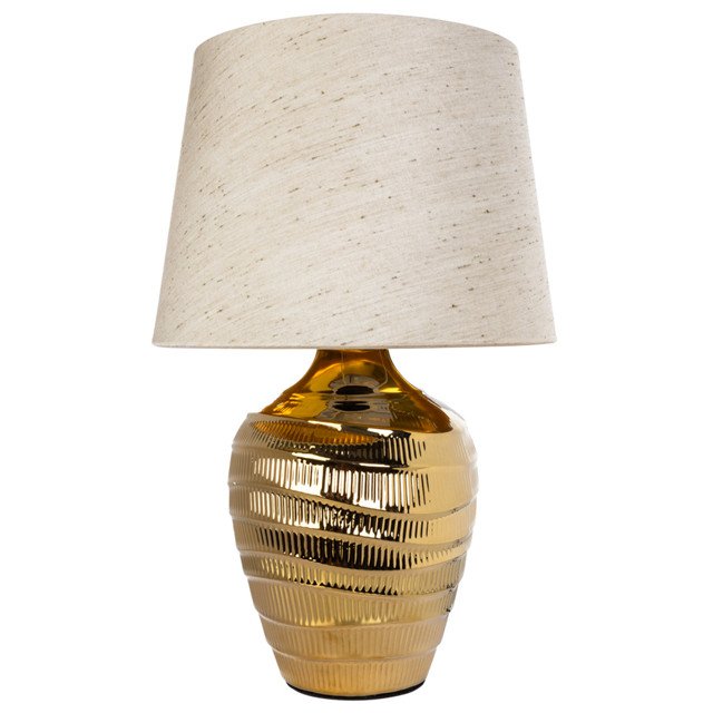 лампа настольная ARTE LAMP Korfu E27 1х40Вт кермика золото