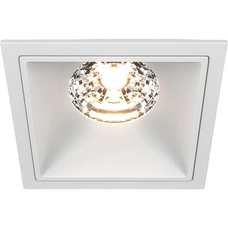 Встраиваемый светильник Maytoni Downlight Alfa LED DL043-01-15W3K-SQ-W Белый