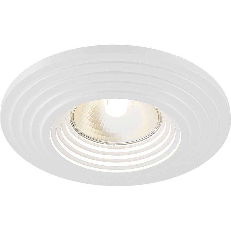 Встраиваемый светильник Maytoni Downlight Gyps Modern DL004-1-01-W Белый