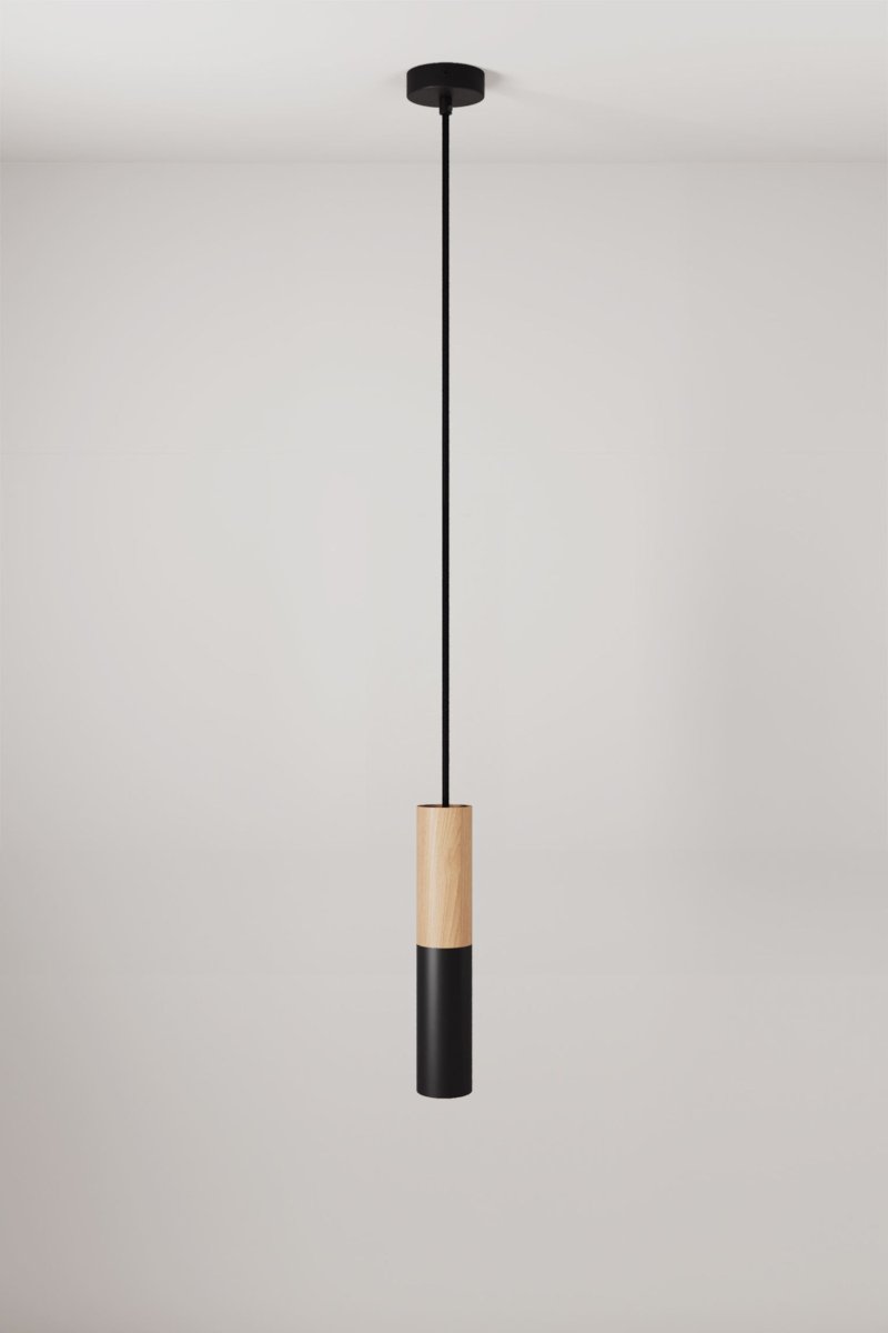 Потолочный светильник Creative Cables Wooden And Metal, черный