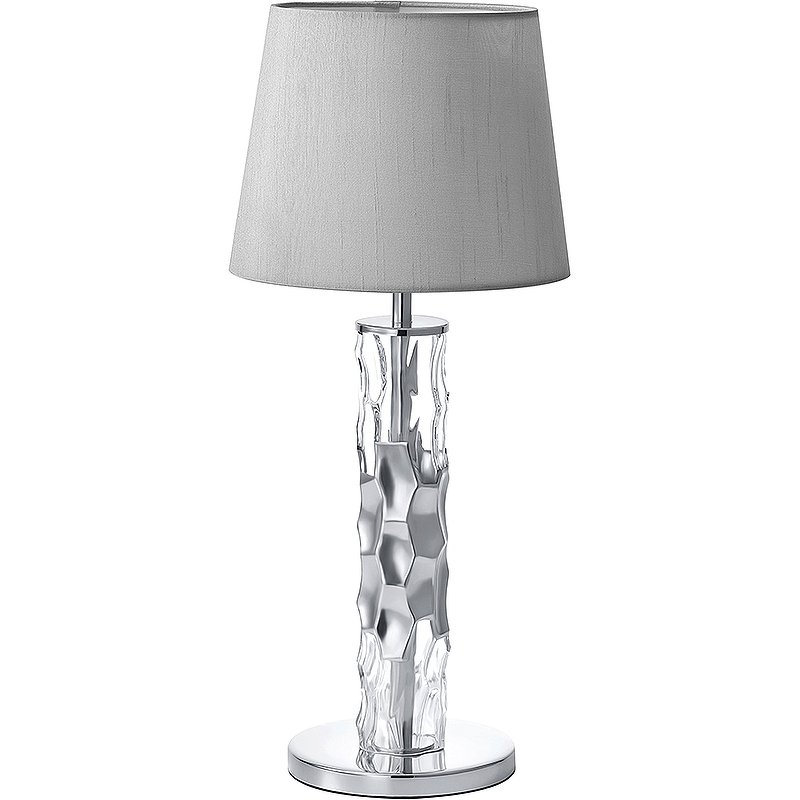 Настольная лампа Crystal Lux Primavera LG1 Chrome Серебро Прозрачный Хром