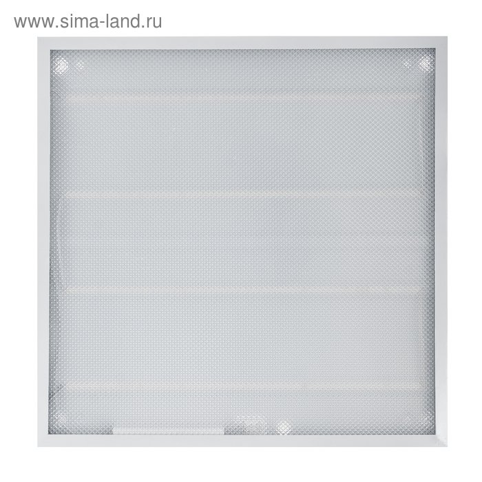 Панель светодиодная REV LP Slim Quadro, 48 Вт, 6500 К, призма, встр. драйвер, 595x595x19мм