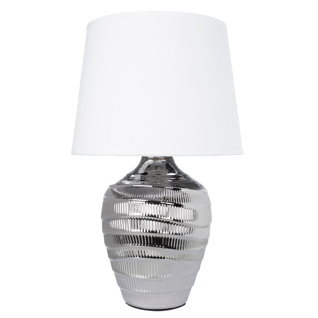 лампа настольная ARTE LAMP Korfu E27 1х40Вт кермика хром