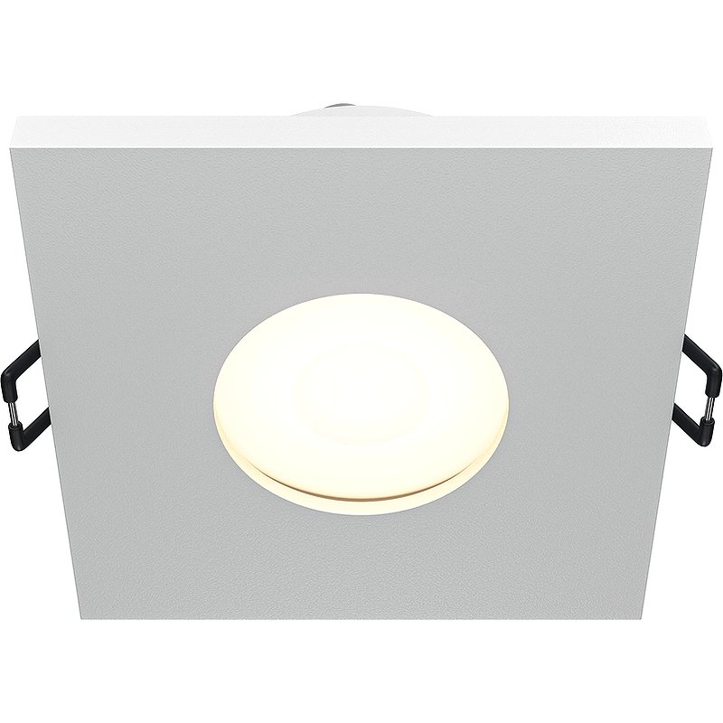 Встраиваемый светильник Maytoni Downlight Stark DL083-01-GU10-SQ-W Белый