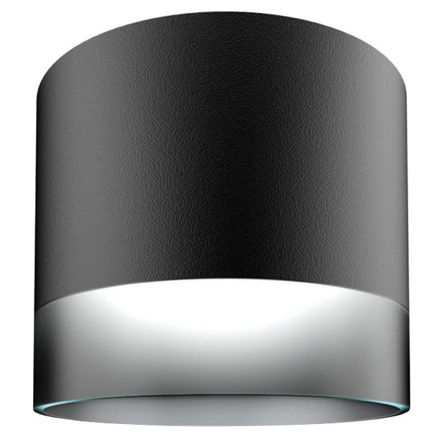 светильник накладной RITTER Arton GX53 цилиндр алюминий стекло черный