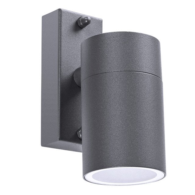 светильник уличный настенный Mistero 1х50Вт GU10 230В алюминий серый