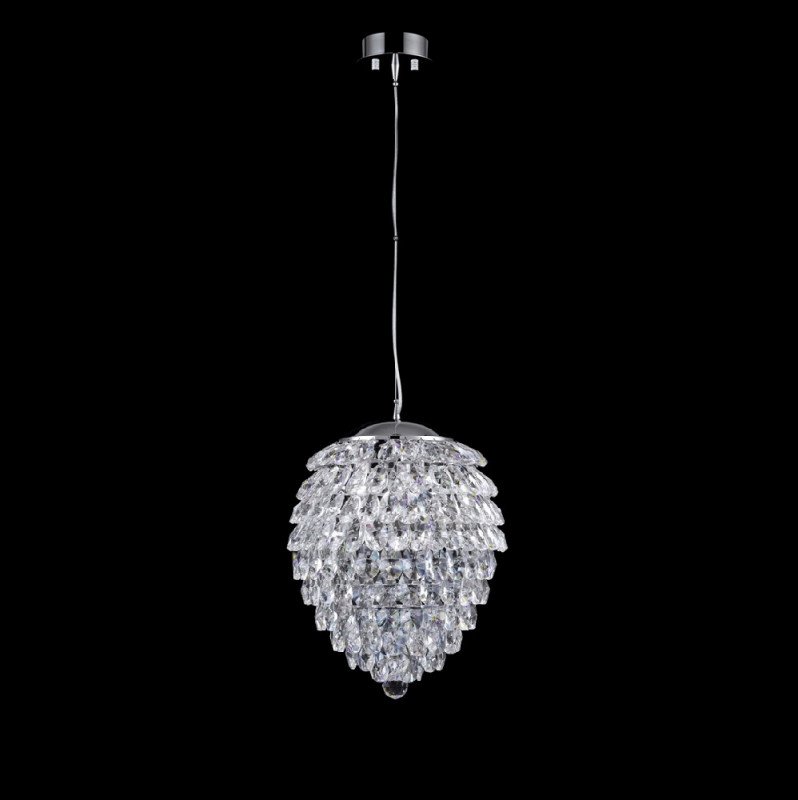 Подвесной светильник Crystal Lux CHARME SP2+2 LED CHROME/TRANSPARENT