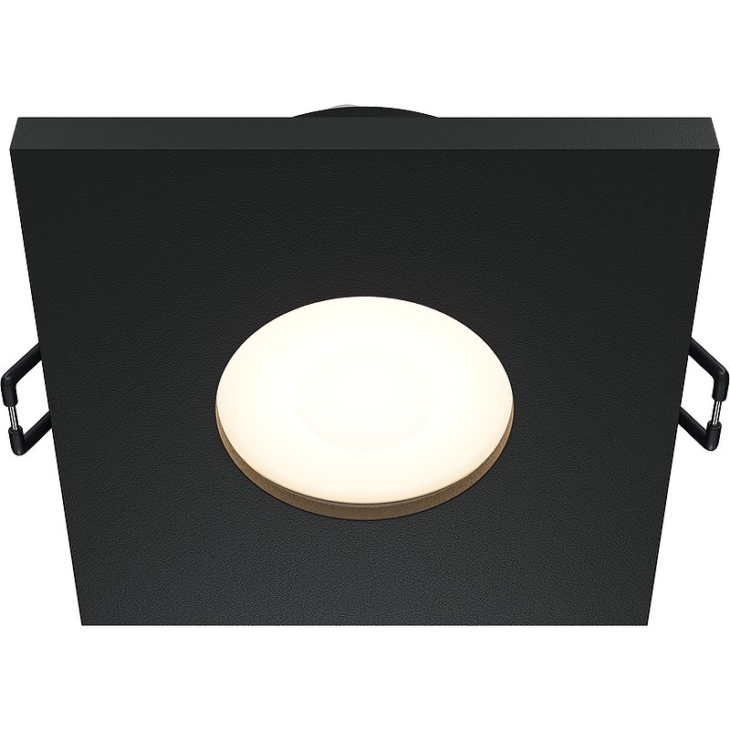 Встраиваемый светильник Maytoni Downlight Stark DL083-01-GU10-SQ-B Черный