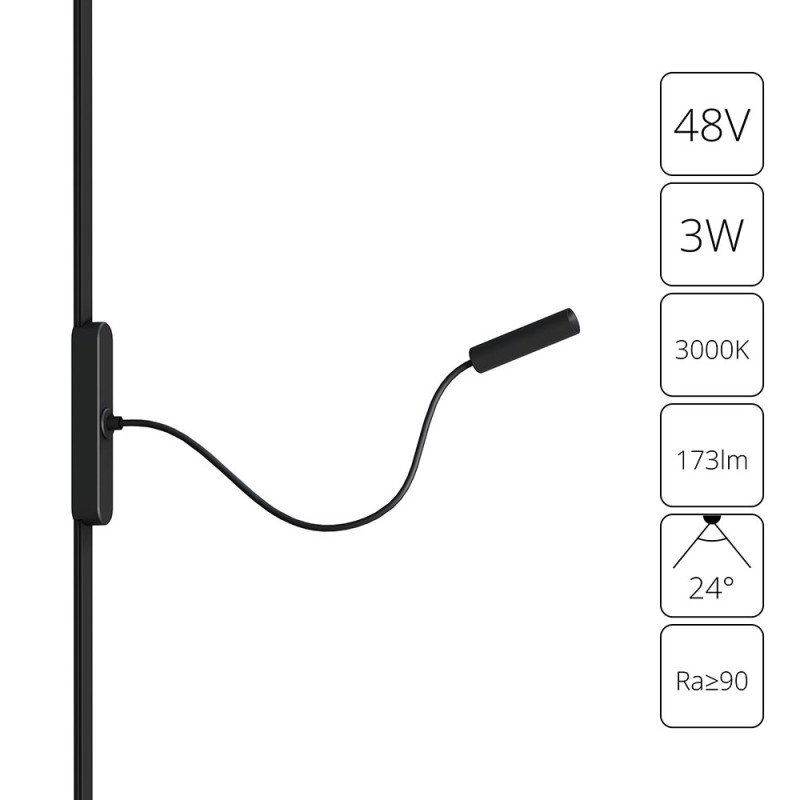 Светильник на шине ARTE Lamp A1162PL-1BK