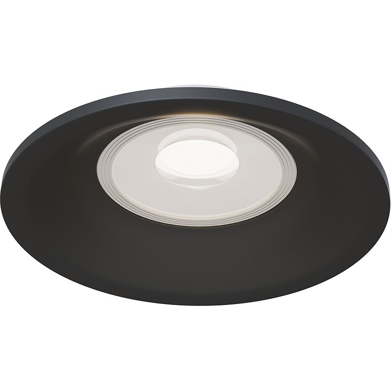 Встраиваемый светильник Maytoni Downlight Slim DL027-2-01B Черный