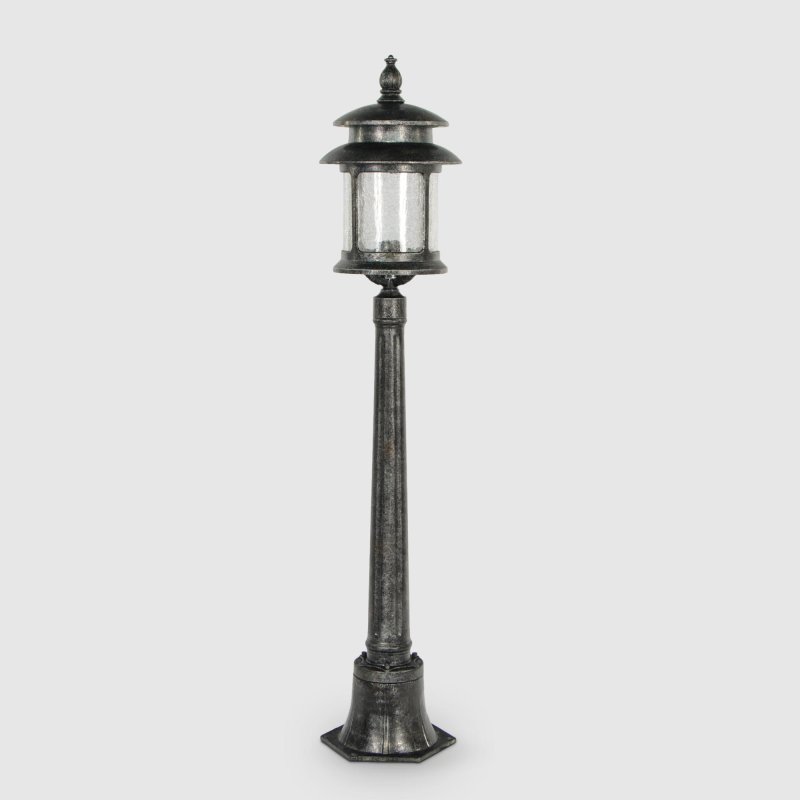 Садовый напольный светильник WENTAI серебряный с чёрным (DH-4388L/816/)