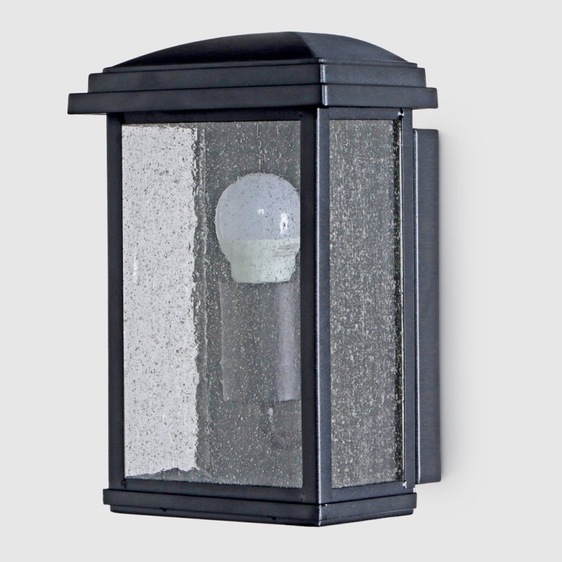 Садовый настенный светильник WENTAI серебряный с чёрным (DH-5671S/02/)